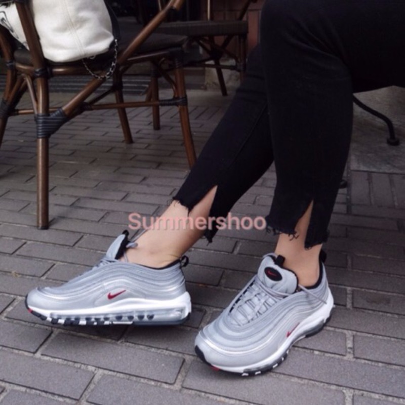 silver nike air max 97