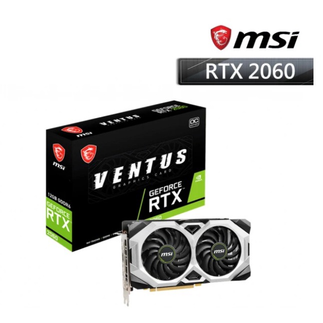 微星 GeForce RTX 2060 VENTUS 12G OC