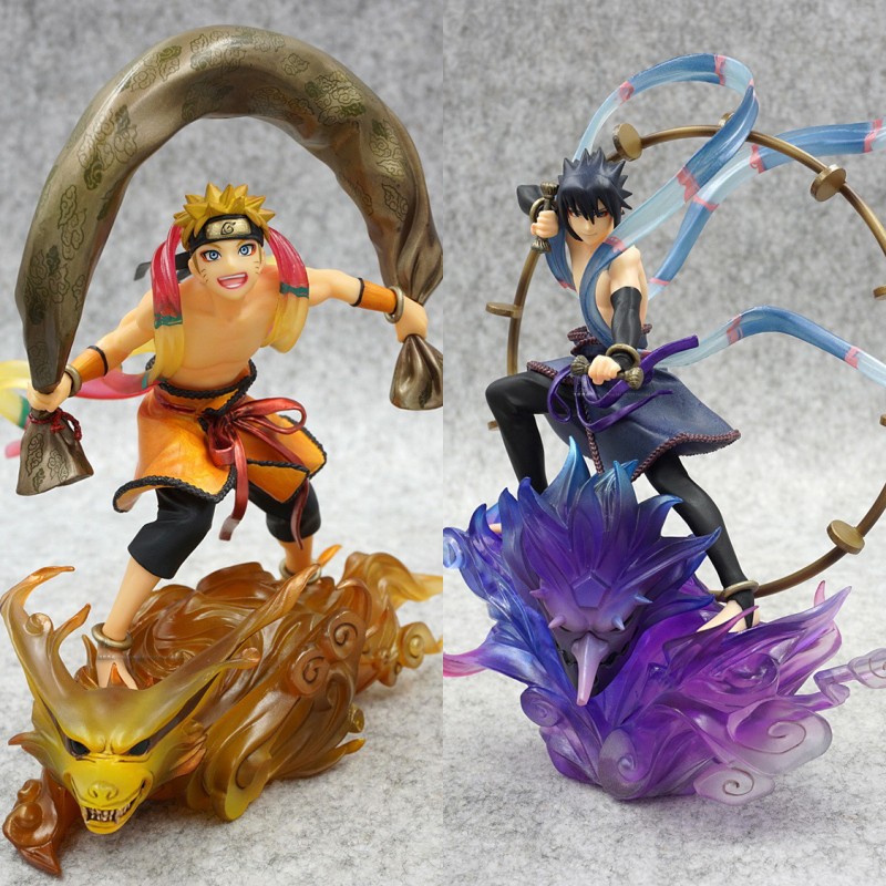 Shay公仔專賣店 火影忍者疾風傳雷神宇智波佐助風神漩渦鳴人 蝦皮購物