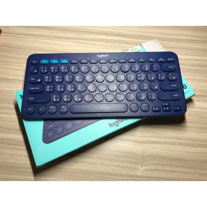 羅技Logitech 藍芽鍵盤K380 (藍色) | 蝦皮購物