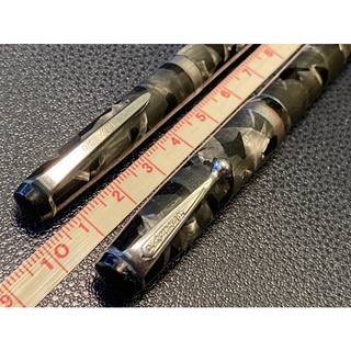 30年代派克 Parker 黑灰大理石色(Black/Gray Marbled) Challenger對筆