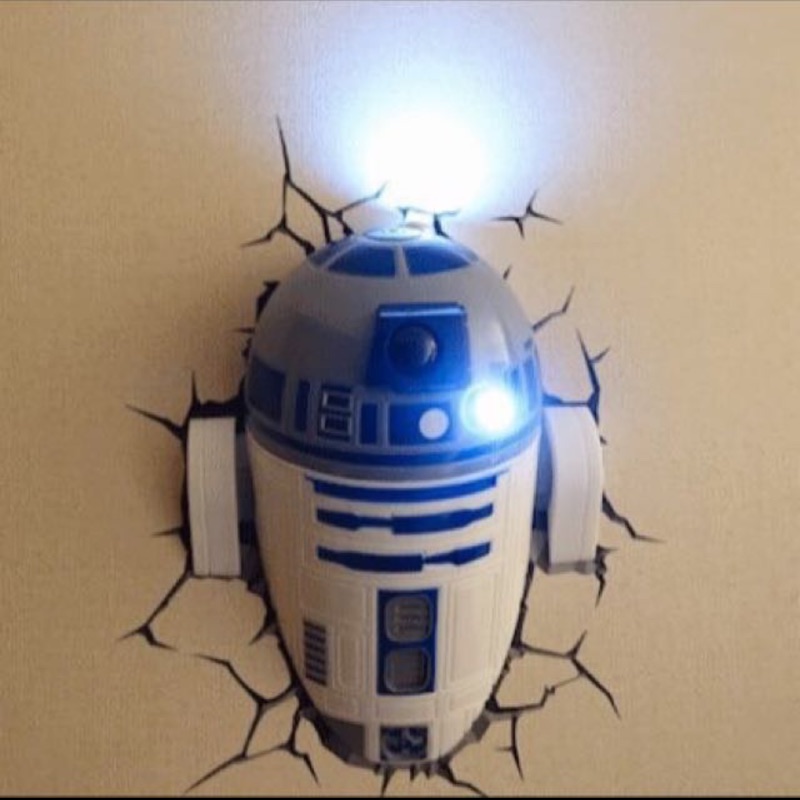 &lt;全新&gt;Star Wars 星際大戰R2D2壁燈