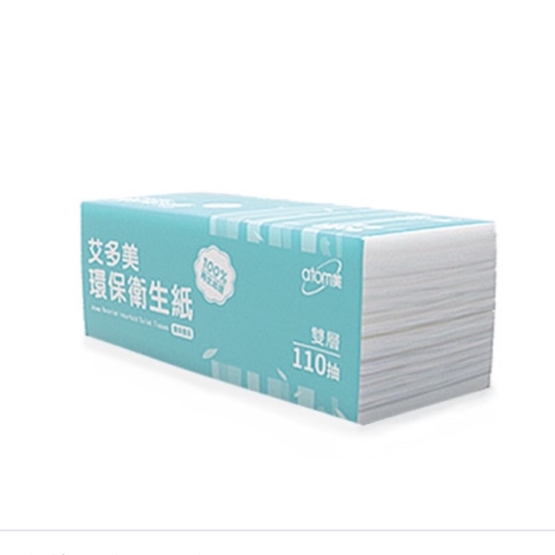 （免運）艾多美環保再生衛生紙（110抽X72包）