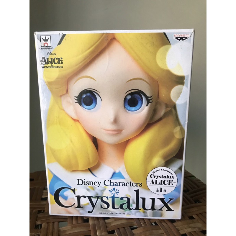 正版 日版 Crystalux 愛麗絲 Alice 迪士尼 景品 拆擺 娃娃機 夾物