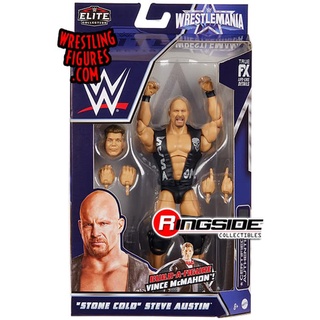 ☆阿Su倉庫☆WWE Stone Cold Wrestlemania 38 Elite 摔角狂熱精華版人偶附偶衣麥董配件