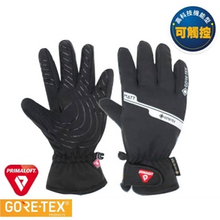 【SNOW TRAVEL】特價66折》GORE-TEX+PRIMALOFT頂級防水防風保暖時尚觸控手套 AR-85 黑