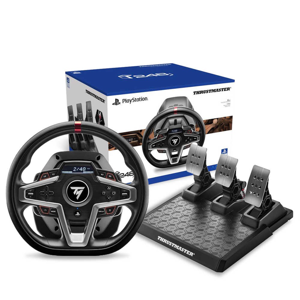 Thrustmaster  PS5官方授權 英國 T248 力回饋方向盤 支援PC/PS5【魔力電玩】