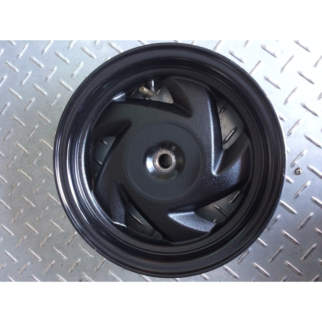 (中古)(二手)SYM 三陽 GT125  原廠後輪圈 後輪鋁圈黑色 附氣嘴頭 後輪框 高手 新悍將 大眼悍 風雲後鋁圈