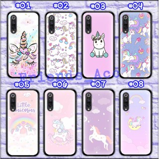 XIAOMI REDMI 8 REDMI 8A REDMI 8A PRO 高階保護殼外殼玻璃獨角獸圖案