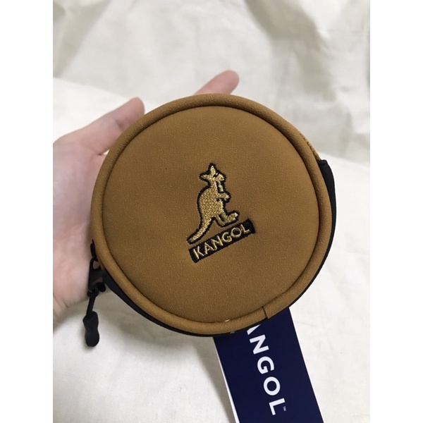 ［全新］Kangol袋鼠🦘車輪餅零錢包 耳機包