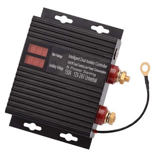適用於 Atv, Utv, Rv, Rv, 卡車的 150 Amp 雙電池智慧隔離器通用 12v / 24v 電壓敏感繼