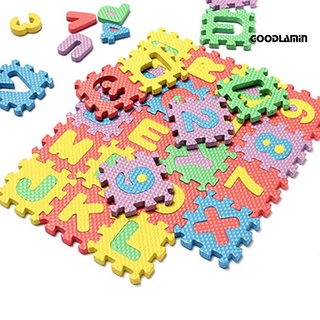 [好]36 件/套兒童兒童新奇字母數字 EVA 拼圖泡沫教學墊玩具