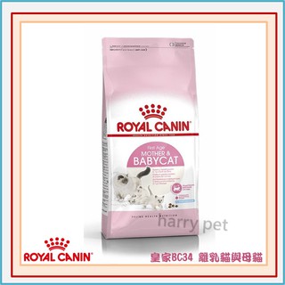 ┌哈利寵物┐皇家 法國皇家 BC34 幼貓飼料 (離乳貓與母貓) 2kg 4kg