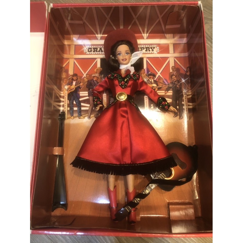 全新收藏型mattel鄉村玫瑰鄉村歌手芭比娃娃