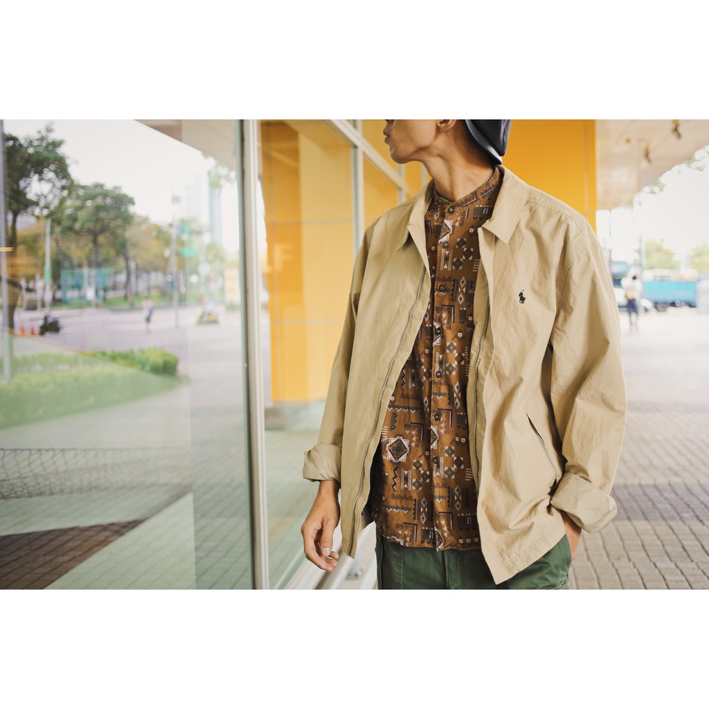 Vintage Harrington Jacket卡其系哈靈頓外套 短版夾克 Polo Tabi Vintage 旅著 蝦皮購物