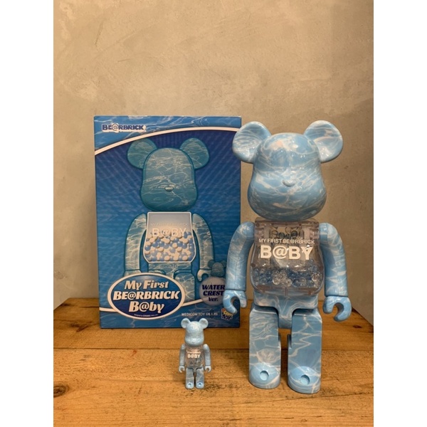 MY FIRST BE@RBRICK B@BY WATER CREST Ver.100％ &amp; 400％ 湖水千秋