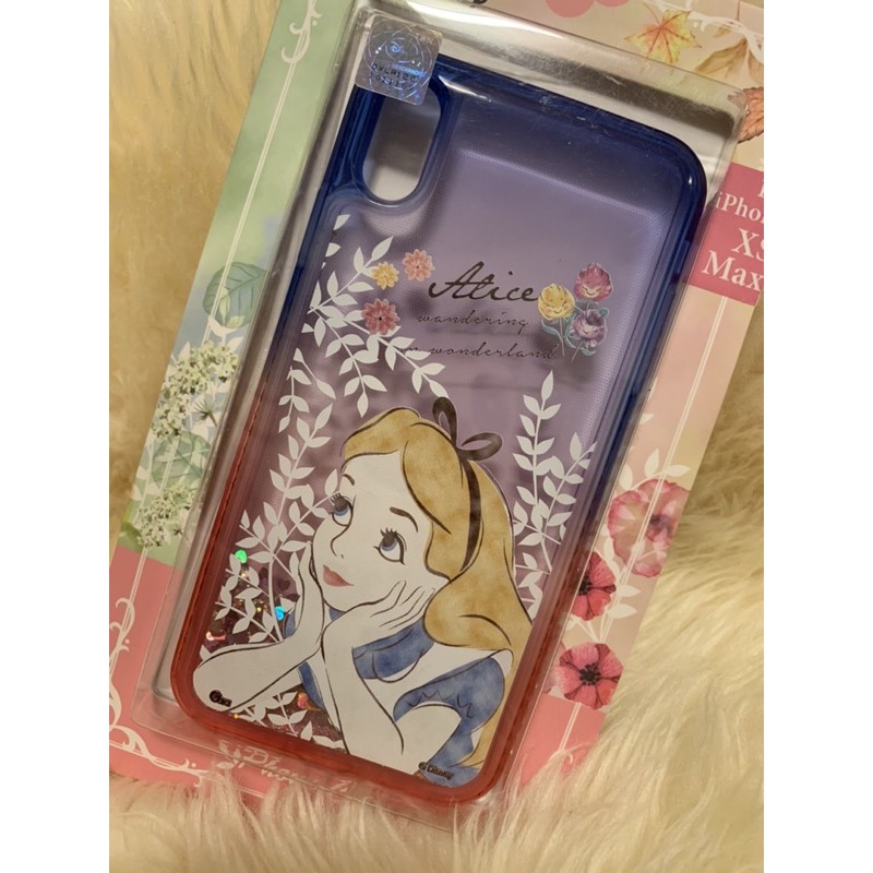 糖糖通販舖 現貨台灣製 愛麗絲alice 迪士尼 公主系列 流沙手機殼 I Phone Xs Max手機殼 側邊有水鑽 蝦皮購物