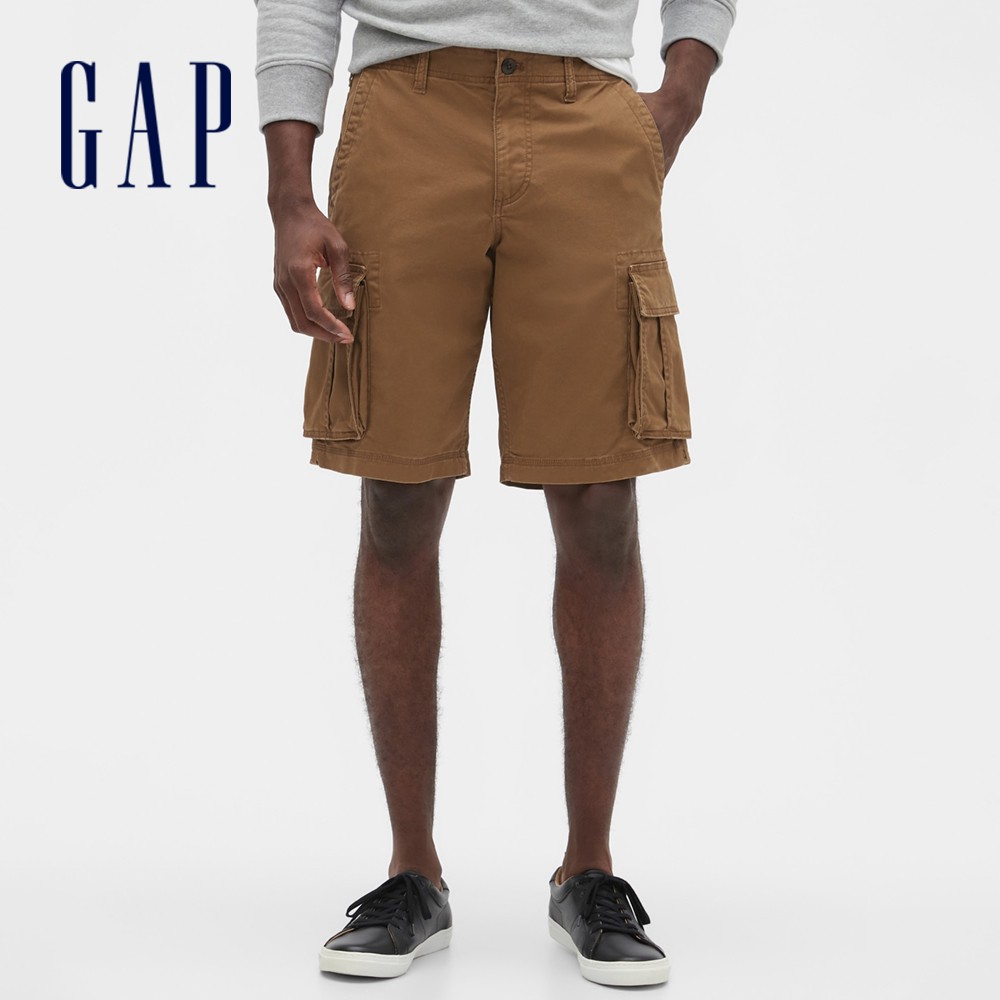 Gap 男裝 工裝短褲-棕色(554895)
