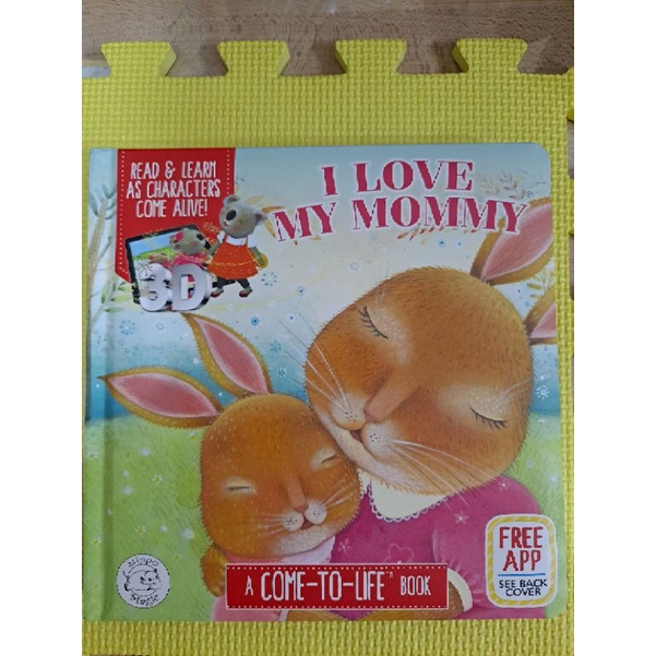 奇幻投影AR 4D立體故事書，I LOVE MY MOTHER(我愛我的媽媽），Amazon 5顆星推薦暢銷書