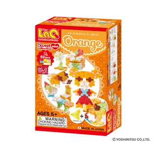 【LaQ】Q版女孩orange (62pcs) 日本製造立體3D拼接積木/益智玩具/台灣獨家代理