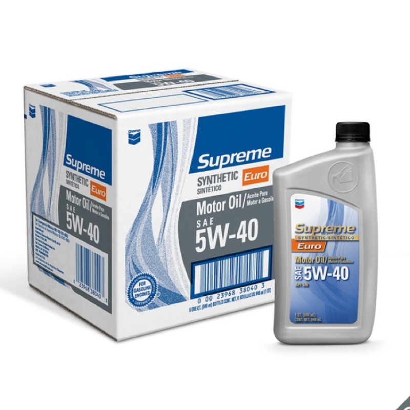 COSTCO好市多代購～Chevron Supreme 5W-40 全合成機油(946ml/1瓶)1034335