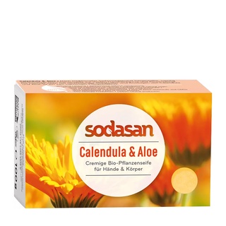 德國 Sodasan 舒德森 蘆薈金盞花植物皂 100g (SD070)