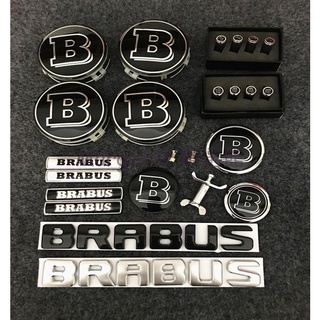 免運 BENZ 賓士 改裝 BRABUS 車標貼 巴博斯尾標 方向盤標 輪轂蓋 W205 W213 GLC 裝飾
