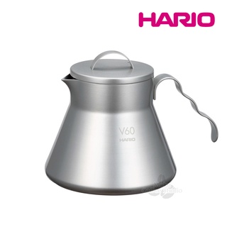 【日本 HARIO】V60 戶外用 不鏽鋼咖啡壺 O-VCSM-50-HSV 露營用 下壺 水壺 茶壺 outdoor