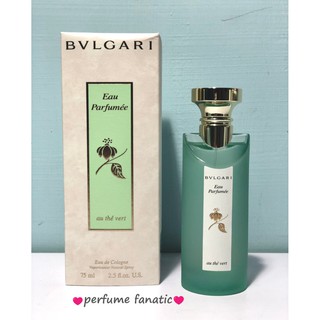 BVLGARI Eau Parfumée au Thé Vert 綠茶中性古龍水 試香