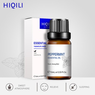 【HiQiLi】會七里薄荷10ml香薰加濕器專用室內家用100%純植物提取按摩單方精油