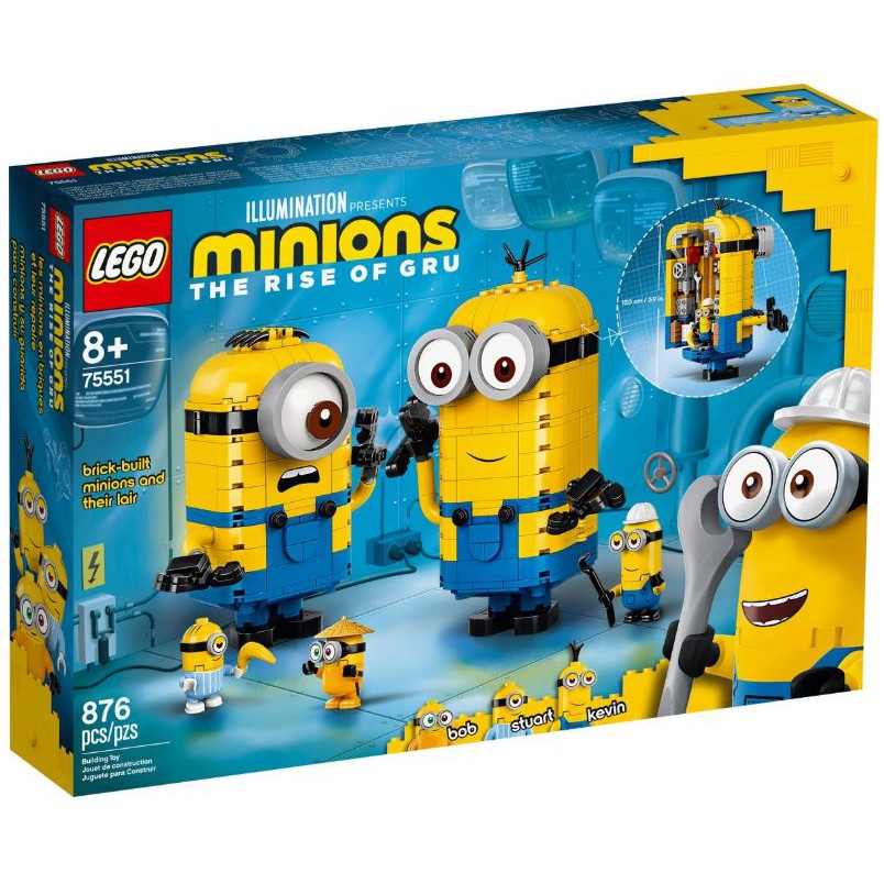 ［想樂］全新 樂高 Lego 75551 小小兵 Minions 磚拼小小兵與他們的基地