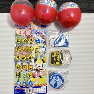 TAKARA TOMY迪士尼disney標識警示牌吊飾扭蛋 BANDAI萬代 轉蛋盒玩食玩模型公仔玩偶黏土人娃娃模型玩具