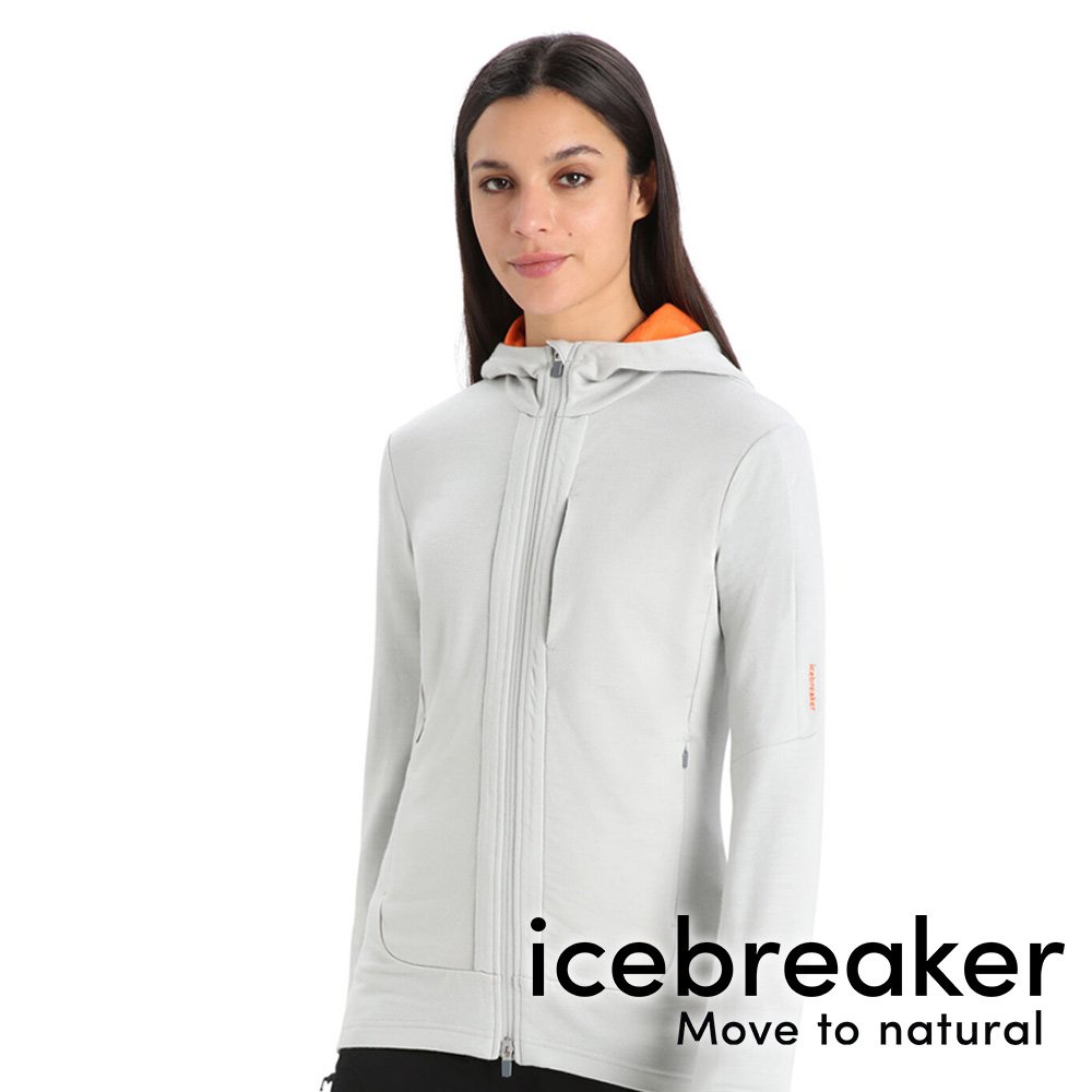 【icebreaker】Quantum III 女_羊毛連帽保暖外套 GT270『三色』0A59JW 登山 羊毛 中層衣