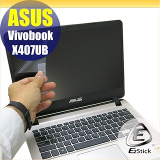【Ezstick】ASUS X407 X407UB 靜電式 螢幕貼 (可選鏡面或霧面)