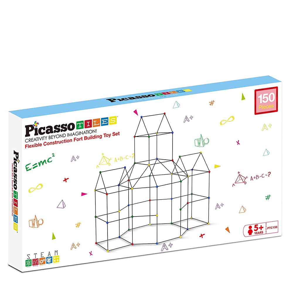 PicassoTiles 兒童城堡建築套件150pcs
