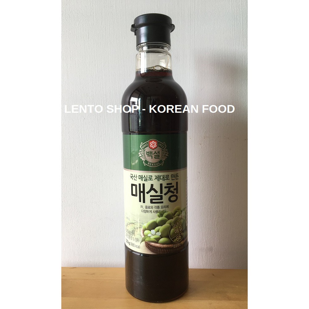 LENTO SHOP - 韓國CJ 梅子醬 梅子醋 매실청 Plum vinegar 1.025公斤