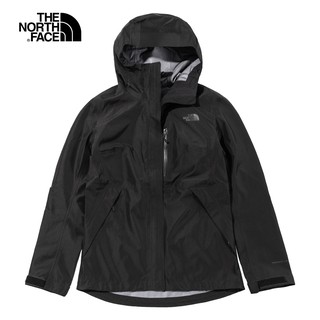 The North Face 女 防水透氣連帽衝鋒衣 黑色 NF0A496ZJK3