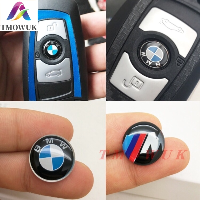 （現貨）BMW 寶馬 汽車鑰匙標誌貼紙 M運動汽車鑰匙標貼 水晶鋁合金材質標誌貼紙E90/E91/E92/E93 528