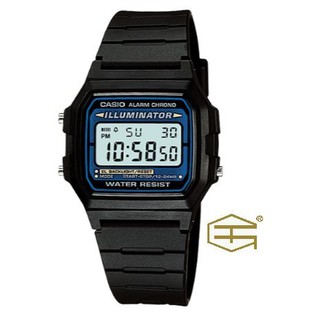 【天龜 】CASIO 經典復古 簡約電子錶 F-105W-1A
