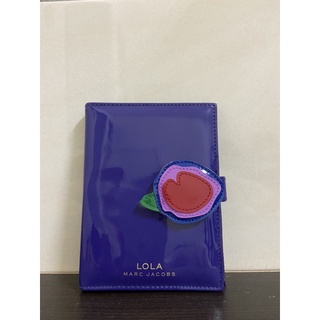 Marc Jacobs LOLA MJ 紫色亮面漆皮筆記本 周邊商品 記事本 便條紙 包包