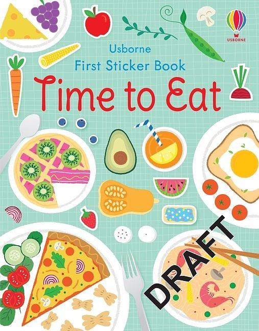 First Sticker Book Time to Eat (貼紙書)