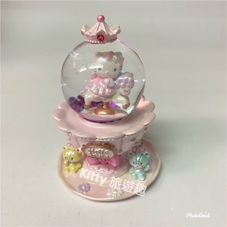 [Kitty 旅遊趣] Hello Kitty 水晶球 凱蒂貓 聖誕雪球 擺飾 收藏 聖誕裝飾 美樂蒂雙子星大耳狗史努比