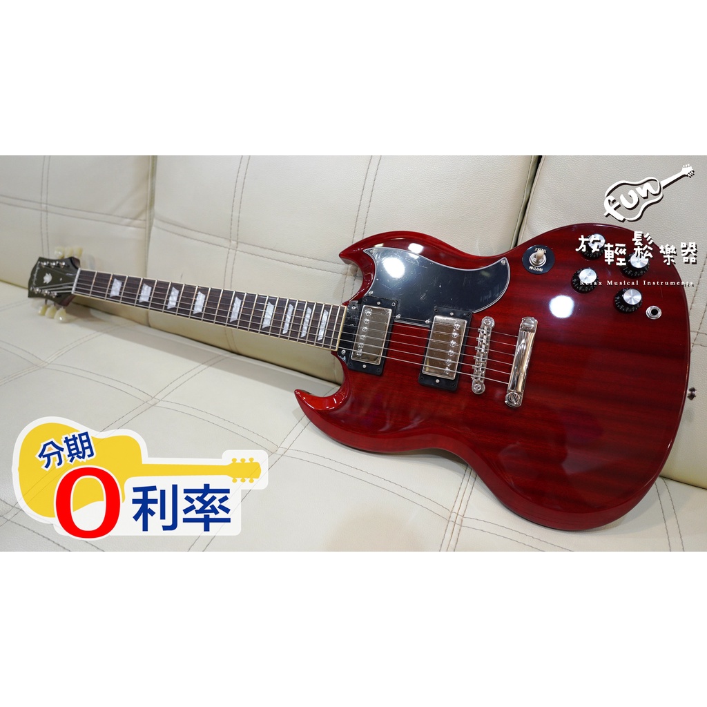 『放輕鬆樂器』 全館免運費 Epiphone SG Standard '61 Cherry 櫻桃紅 電吉他