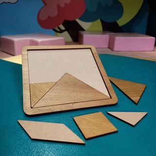【全館現貨】七巧板 DIY 組裝 木製玩具 棋子 益智遊戲 動手做 兒童玩具 益智遊戲 科學玩具 桌遊 邏輯思考