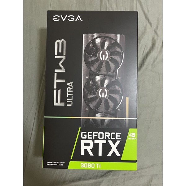 二手EVGA GEFORCE RTX 3060ti 三風扇