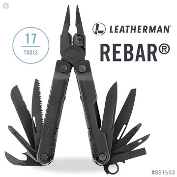 "台南工具好事多" LEATHERMAN Rebar 工具鉗-軍事黑 【型號】：#831563(尼龍套)