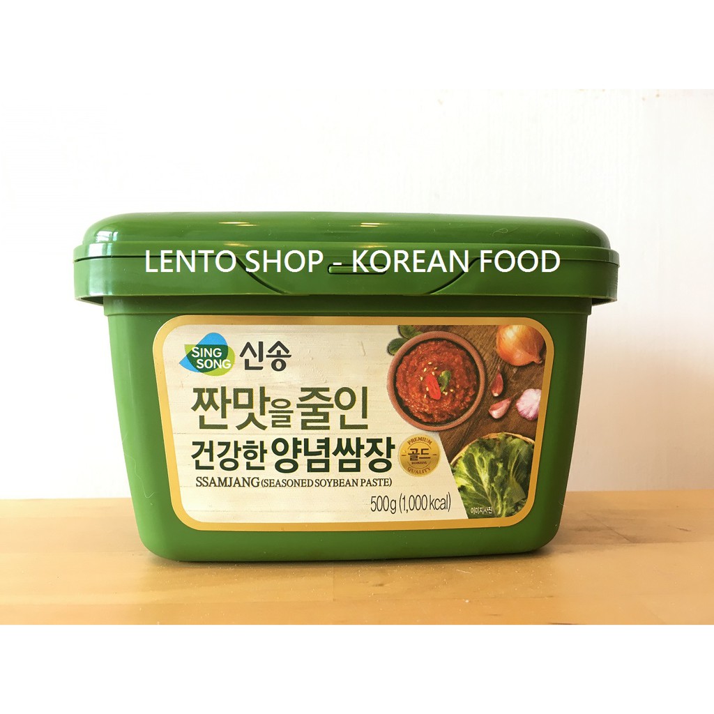 LENTO SHOP - 韓國 新松 SINGSONG 包飯醬 蔬菜醬 豆瓣醬 黃醬 쌈장 Ssamjang  500克