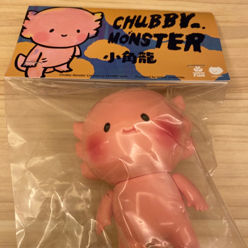 《玩具退坑》Inbox fun 小角龍 chubby monster 2019 ttf 玩具展 限量品 粉紅