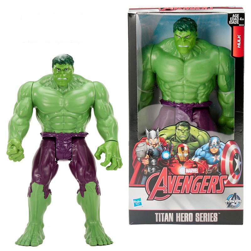 < 有貨 > 29cm Marvel Hulk 公仔頭手腳可動超級英雄綠巨人娃娃模型玩具男孩禮物