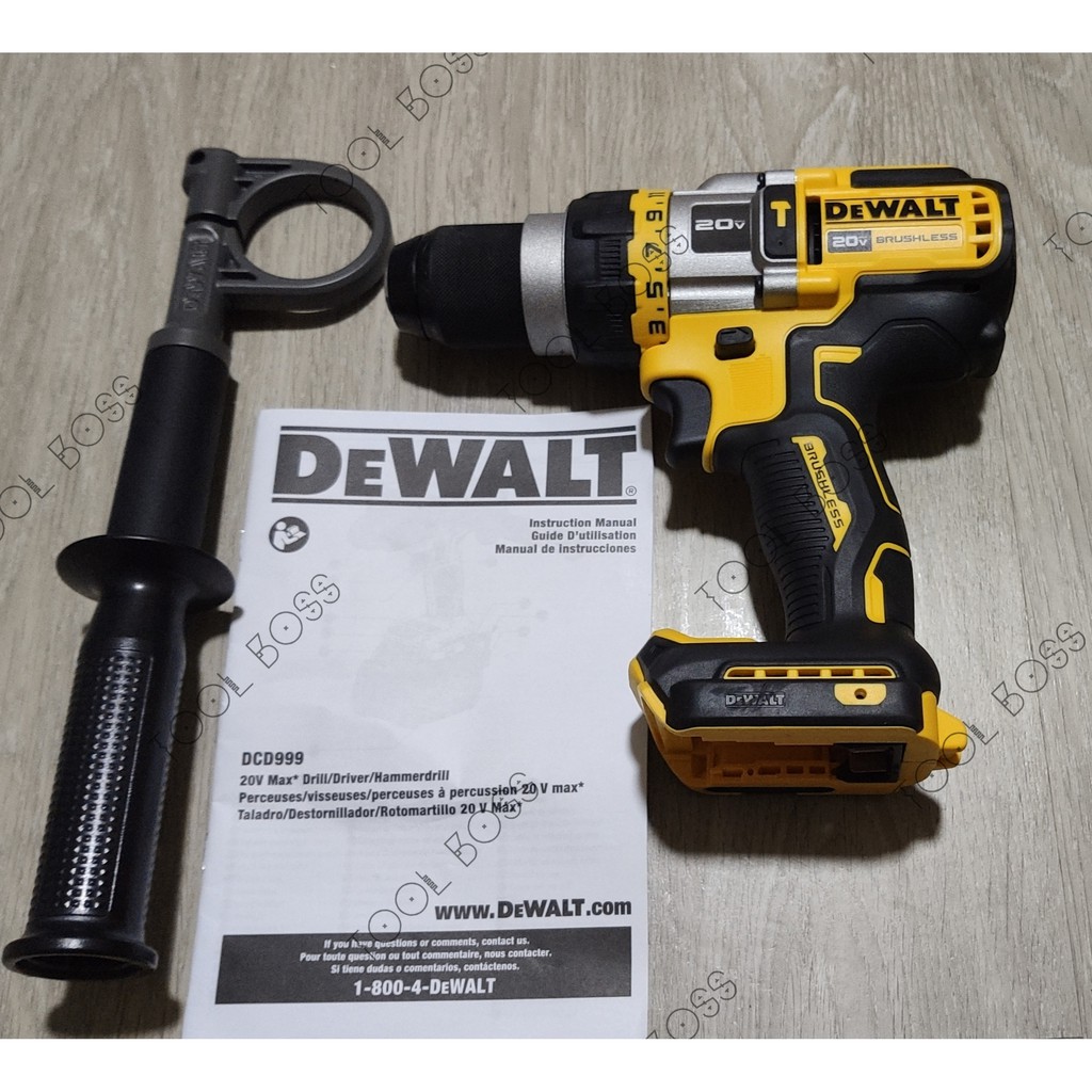 [工具王] 新上市 全新 美國 得偉 DeWALT DCD999 無刷 三用電鑽 DCD996 DCD998 蝦皮購物